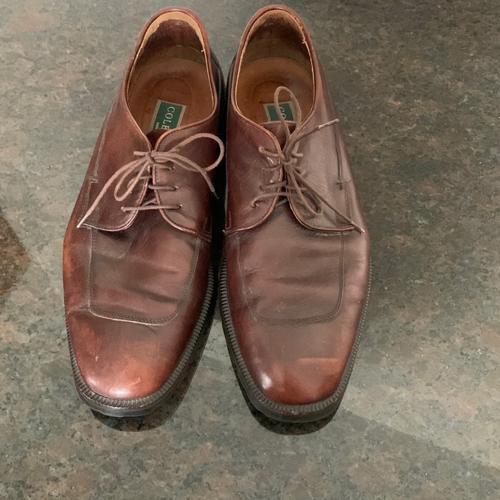 Cole Haan Brown Leather Oxfords